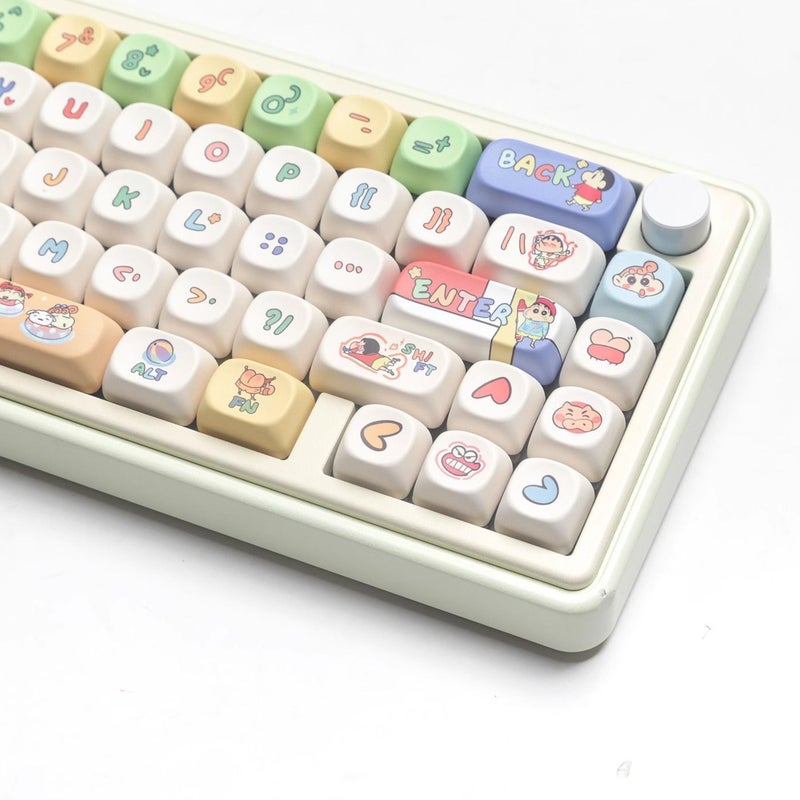 Cute F87Hi Crayon Shin-Chan 754F Sublimation Height 99 Anime K99Hi8 Keycap Amamo10C Others - Image 3